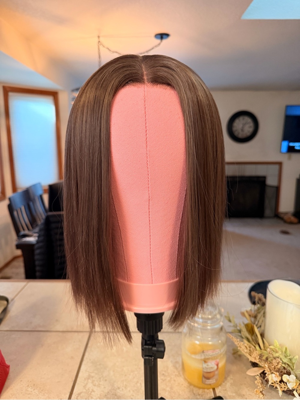 12” A-line chocolate Bob